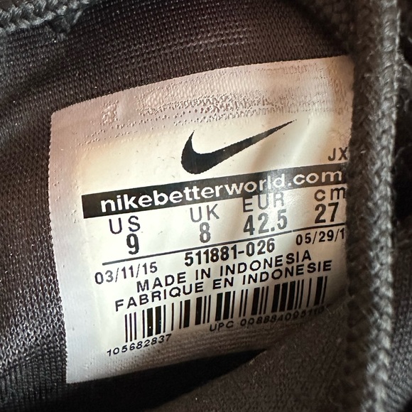 Nike Roshe Run Triple Black - Picture 4 of 4